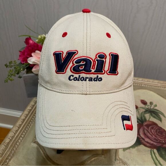 Vintage The Game Vail Colorado Adjustable Cap Hat Embroidered OSFM Unisex - Picture 15 of 15
